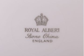 アンティーク雑貨　イギリス　Royal Albert(ロイヤルアルバート) MASQUERADE(マスカレード)シリーズ　スープボウル3枚セット(洋食器)(2)