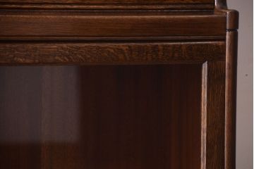 アンティーク家具　イギリスアンティーク　オーク材のスタッキングブックケース(本箱)(2)