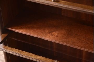 アンティーク家具　イギリスアンティーク　オーク材のスタッキングブックケース(本箱)(2)