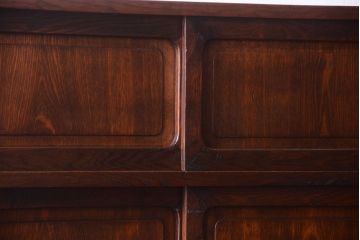 アンティーク家具　三方栓材製　和製アンティークの引き出し・作業台付き戸棚