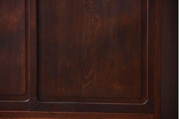 アンティーク家具　三方栓材製　和製アンティークの引き出し・作業台付き戸棚