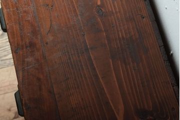 アンティーク家具　小ぶりな古い木のアンティーク薬箪笥