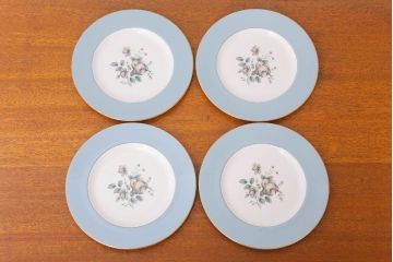 【T様ご成約済・ご決済用】ROYAL DOULTON(ロイヤルドルトン)　ROSE ELEGANS(ローズ・エレガンス)　ディナープレート4枚セット(皿・洋食器)(1)