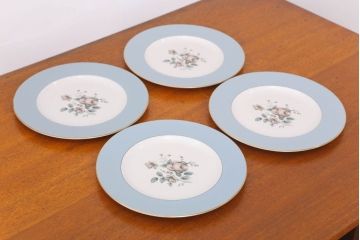 【T様ご成約済・ご決済用】ROYAL DOULTON(ロイヤルドルトン)　ROSE ELEGANS(ローズ・エレガンス)　ディナープレート4枚セット(皿・洋食器)(1)
