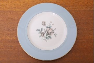 アンティーク雑貨　ROYAL DOULTON(ロイヤルドルトン)　ROSE ELEGANS(ローズ・エレガンス)　ディナープレート4枚セット(皿・洋食器)