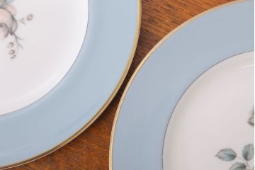 ROYAL DOULTON(ロイヤルドルトン)　ROSE ELEGANS(ローズ・エレガンス)　サラダプレート4枚セット(皿・洋食器)(1)