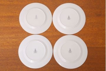 ROYAL DOULTON(ロイヤルドルトン)　ROSE ELEGANS(ローズ・エレガンス)　サラダプレート4枚セット(皿・洋食器)(1)
