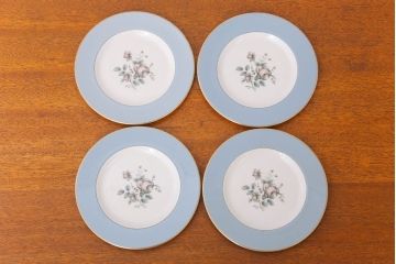 アンティーク雑貨　【T様ご成約済・ご決済用】ROYAL DOULTON(ロイヤルドルトン)　ROSE ELEGANS(ローズ・エレガンス)　サラダプレート4枚セット(皿・洋食器)(2)