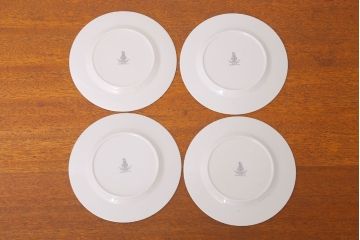 アンティーク雑貨　【T様ご成約済・ご決済用】ROYAL DOULTON(ロイヤルドルトン)　ROSE ELEGANS(ローズ・エレガンス)　サラダプレート4枚セット(皿・洋食器)(2)