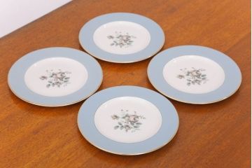 ROYAL DOULTON(ロイヤルドルトン)　ROSE ELEGANS(ローズ・エレガンス)　サラダプレート4枚セット(皿・洋食器)(3)
