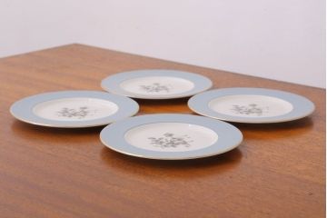 ROYAL DOULTON(ロイヤルドルトン)　ROSE ELEGANS(ローズ・エレガンス)　サラダプレート4枚セット(皿・洋食器)(3)