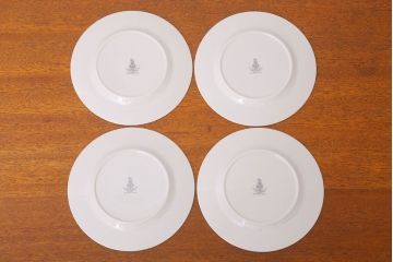 ROYAL DOULTON(ロイヤルドルトン)　ROSE ELEGANS(ローズ・エレガンス)　サラダプレート4枚セット(皿・洋食器)(3)