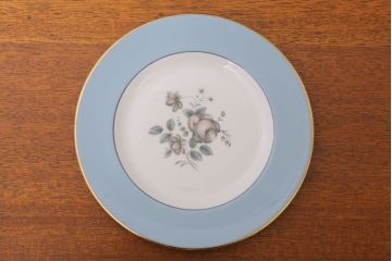 ROYAL DOULTON(ロイヤルドルトン)　ROSE ELEGANS(ローズ・エレガンス)　サラダプレート4枚(皿・洋食器)(1)