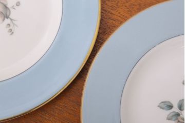 ROYAL DOULTON(ロイヤルドルトン)　ROSE ELEGANS(ローズ・エレガンス)　サラダプレート4枚(皿・洋食器)(1)