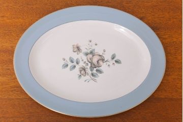 アンティーク雑貨　【T様ご成約済・ご決済用】ROYAL DOULTON(ロイヤルドルトン)　ROSE ELEGANS(ローズ・エレガンス)　オーバルプレート(2)(洋食器)