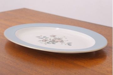 アンティーク雑貨　【T様ご成約済・ご決済用】ROYAL DOULTON(ロイヤルドルトン)　ROSE ELEGANS(ローズ・エレガンス)　オーバルプレート(2)(洋食器)
