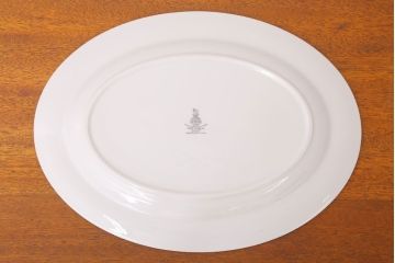 アンティーク雑貨　【T様ご成約済・ご決済用】ROYAL DOULTON(ロイヤルドルトン)　ROSE ELEGANS(ローズ・エレガンス)　オーバルプレート(2)(洋食器)