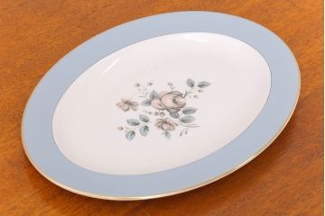 アンティーク雑貨　【T様ご成約済・ご決済用】ROYAL DOULTON(ロイヤルドルトン)　ROSE ELEGANS(ローズ・エレガンス)　オーバルプレート(1)(洋食器)