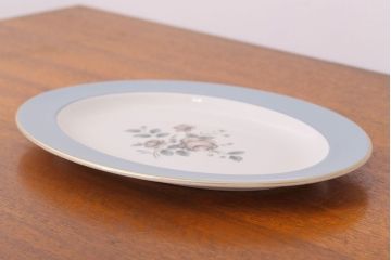 アンティーク雑貨　【T様ご成約済・ご決済用】ROYAL DOULTON(ロイヤルドルトン)　ROSE ELEGANS(ローズ・エレガンス)　オーバルプレート(1)(洋食器)