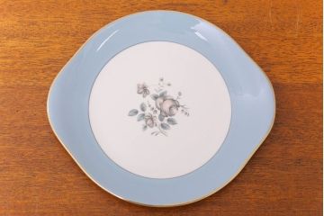 アンティーク雑貨　【T様ご成約済・ご決済用】ROYAL DOULTON(ロイヤルドルトン)　ROSE ELEGANS(ローズ・エレガンス)　ケーキプレート(ブレッドプレート・洋食器)