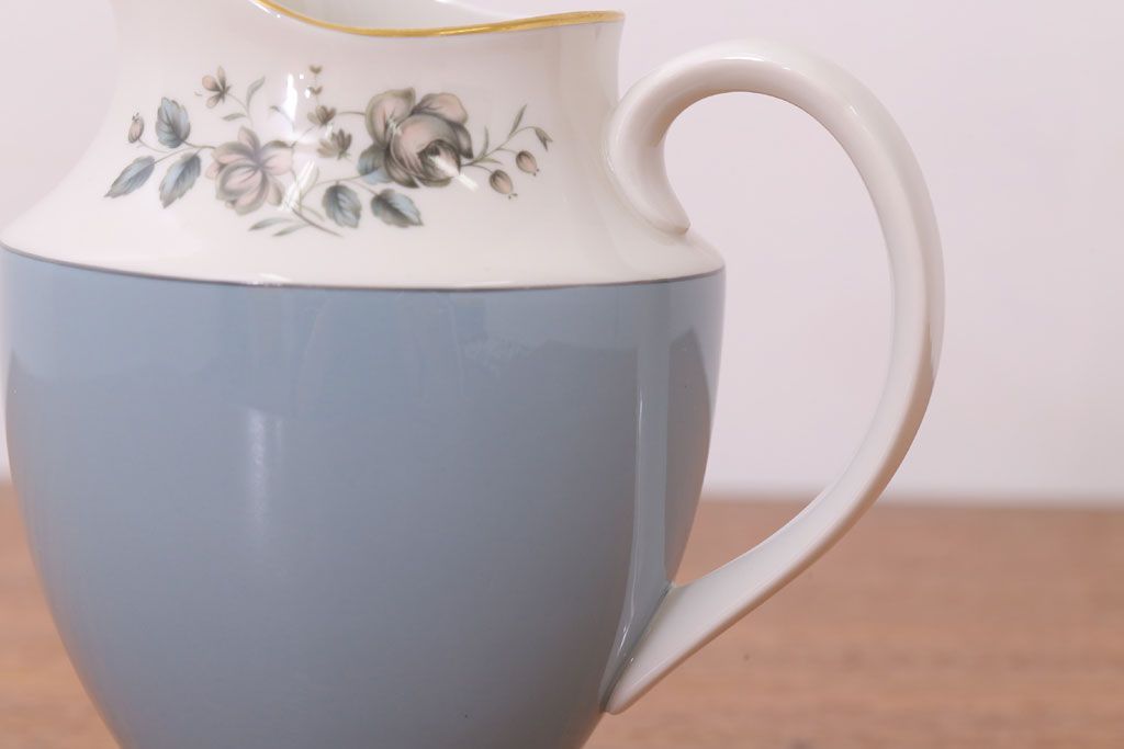 アンティーク雑貨　【T様ご成約済・ご決済用】ROYAL DOULTON(ロイヤルドルトン)　ROSE ELEGANS(ローズ・エレガンス)　ミルクジャグ(洋食器)
