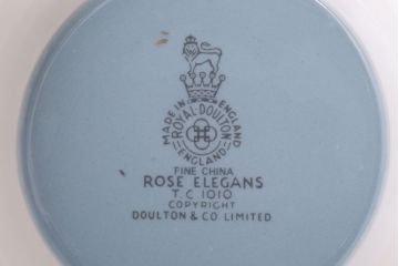 アンティーク雑貨　【T様ご成約済・ご決済用】ROYAL DOULTON(ロイヤルドルトン)　ROSE ELEGANS(ローズ・エレガンス)　ミルクジャグ(洋食器)