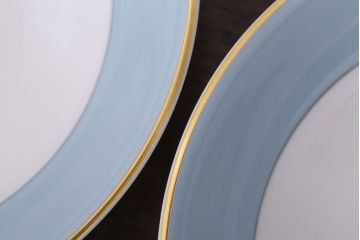 ROYAL DOULTON(ロイヤルドルトン)　ROSE ELEGANS(ローズ・エレガンス)　深皿4枚セット(洋食器)(1)