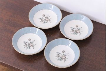 ROYAL DOULTON(ロイヤルドルトン)　ROSE ELEGANS(ローズ・エレガンス)　深皿4枚セット(洋食器)(2)