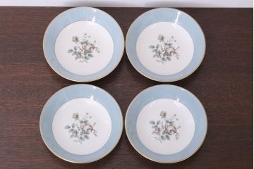 ROYAL DOULTON(ロイヤルドルトン)　ROSE ELEGANS(ローズ・エレガンス)　深皿4枚セット(洋食器)(2)