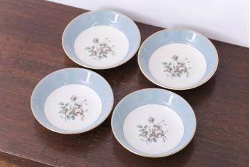 ROYAL DOULTON(ロイヤルドルトン)　ROSE ELEGANS(ローズ・エレガンス)　深皿4枚セット(洋食器)(3)
