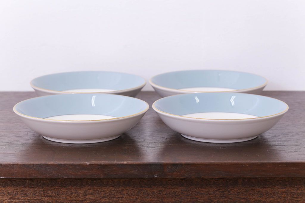 【T様ご成約済・ご決済用】ROYAL DOULTON(ロイヤルドルトン)　ROSE ELEGANS(ローズ・エレガンス)　深皿4枚セット(洋食器)