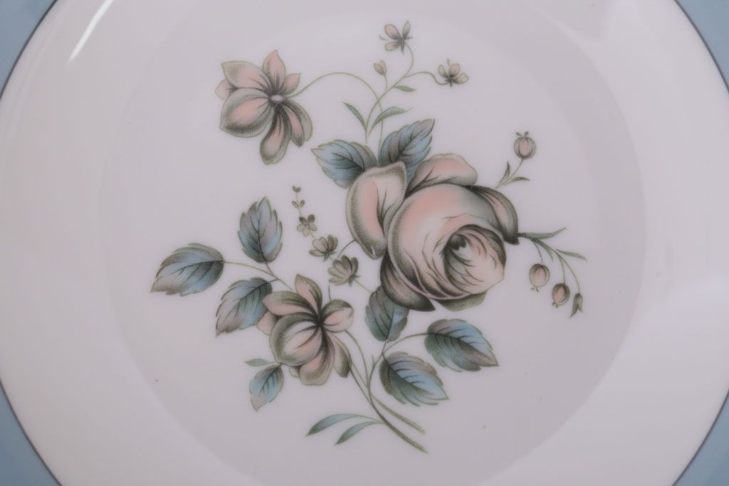 【T様ご成約済・ご決済用】ROYAL DOULTON(ロイヤルドルトン)　ROSE ELEGANS(ローズ・エレガンス)　深皿4枚セット(洋食器)