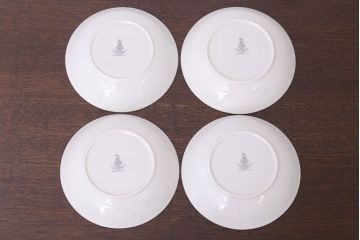 【T様ご成約済・ご決済用】ROYAL DOULTON(ロイヤルドルトン)　ROSE ELEGANS(ローズ・エレガンス)　深皿4枚セット(洋食器)