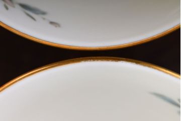 ROYAL DOULTON(ロイヤルドルトン)　ROSE ELEGANS(ローズ・エレガンス)　カップ&ソーサー4客セット(洋食器)(1)