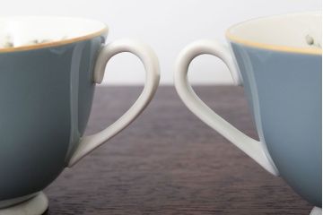 ROYAL DOULTON(ロイヤルドルトン)　ROSE ELEGANS(ローズ・エレガンス)　カップ&ソーサー4客セット(洋食器)(1)