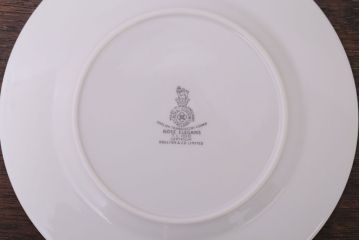 アンティーク雑貨　【T様ご成約済・ご決済用】ROYAL DOULTON(ロイヤルドルトン)　ROSE ELEGANS(ローズ・エレガンス)　ティープレート4枚セット(皿・洋食器)(1)