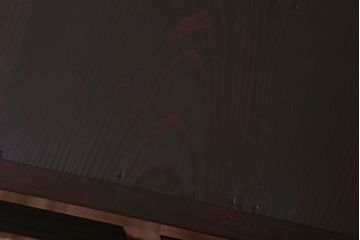 アンティーク家具　和モダンスタイル　四尺　古い木のアンティーク水屋箪笥ローボード(1)(テレビ台、キャビネット、収納棚)