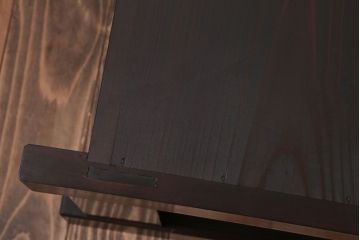 アンティーク家具　四尺　和モダンスタイル　古い木のアンティーク水屋箪笥ローボード(2)(テレビ台、キャビネット、収納棚)