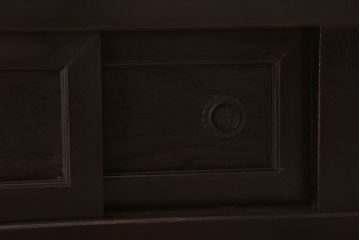 アンティーク家具　四尺　和モダンスタイル　古い木のアンティーク水屋箪笥ローボード(2)(テレビ台、キャビネット、収納棚)