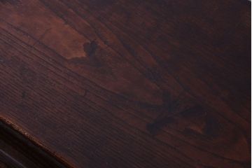 アンティーク家具　古い木の上品な和製アンティーク茶箪笥(茶棚)