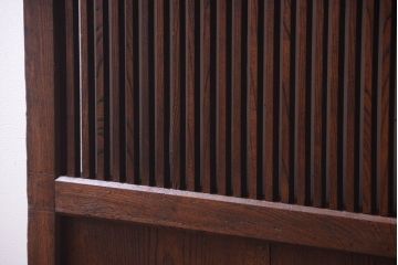 欅材製!シンプルデザイン　上品でモダンなアンティーク蔵戸(玄関戸)