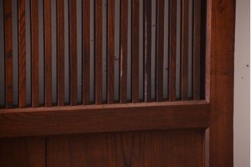 欅材製!シンプルデザイン　上品でモダンなアンティーク蔵戸(玄関戸)