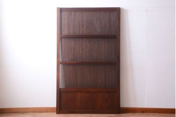 欅材製!シンプルデザイン　上品でモダンなアンティーク蔵戸(玄関戸)