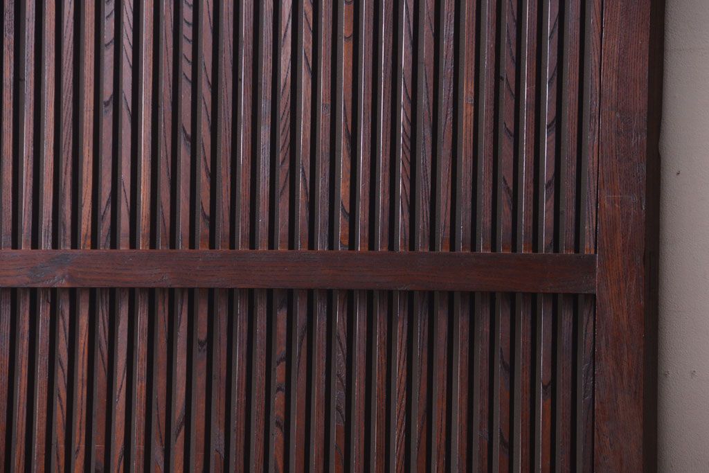 欅材製!シンプルデザイン　上品でモダンなアンティーク蔵戸(玄関戸)