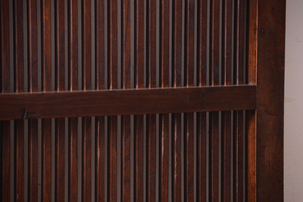 欅材製!シンプルデザイン　上品でモダンなアンティーク蔵戸(玄関戸)