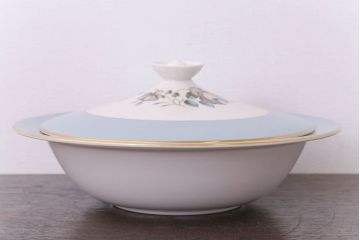 アンティーク雑貨　【T様ご成約済・ご決済用】ROYAL DOULTON(ロイヤルドルトン)　ROSE ELEGANS(ローズ・エレガンス)　チュリーン(蓋付きの深皿)(洋食器)(1)