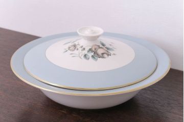 アンティーク雑貨　【T様ご成約済・ご決済用】ROYAL DOULTON(ロイヤルドルトン)　ROSE ELEGANS(ローズ・エレガンス)　チュリーン(蓋付きの深皿)(洋食器)(2)