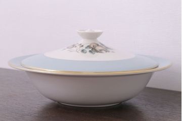 アンティーク雑貨　【T様ご成約済・ご決済用】ROYAL DOULTON(ロイヤルドルトン)　ROSE ELEGANS(ローズ・エレガンス)　チュリーン(蓋付きの深皿)(洋食器)(2)