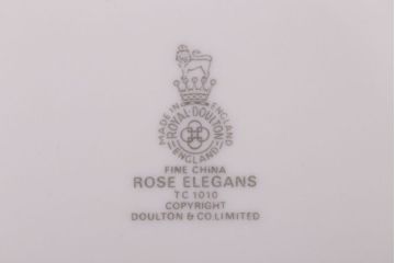 アンティーク雑貨　ROYAL DOULTON(ロイヤルドルトン)　ROSE ELEGANS(ローズ・エレガンス)　チュリーン(蓋付きの深皿)(洋食器)(3)