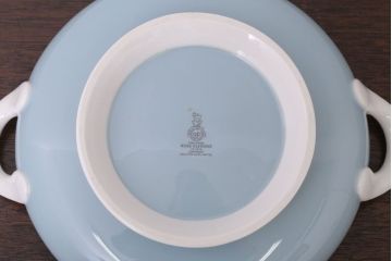 アンティーク雑貨　ROYAL DOULTON(ロイヤルドルトン)　ROSE ELEGANS(ローズ・エレガンス)　チュリーン(蓋付きの深皿)(洋食器)